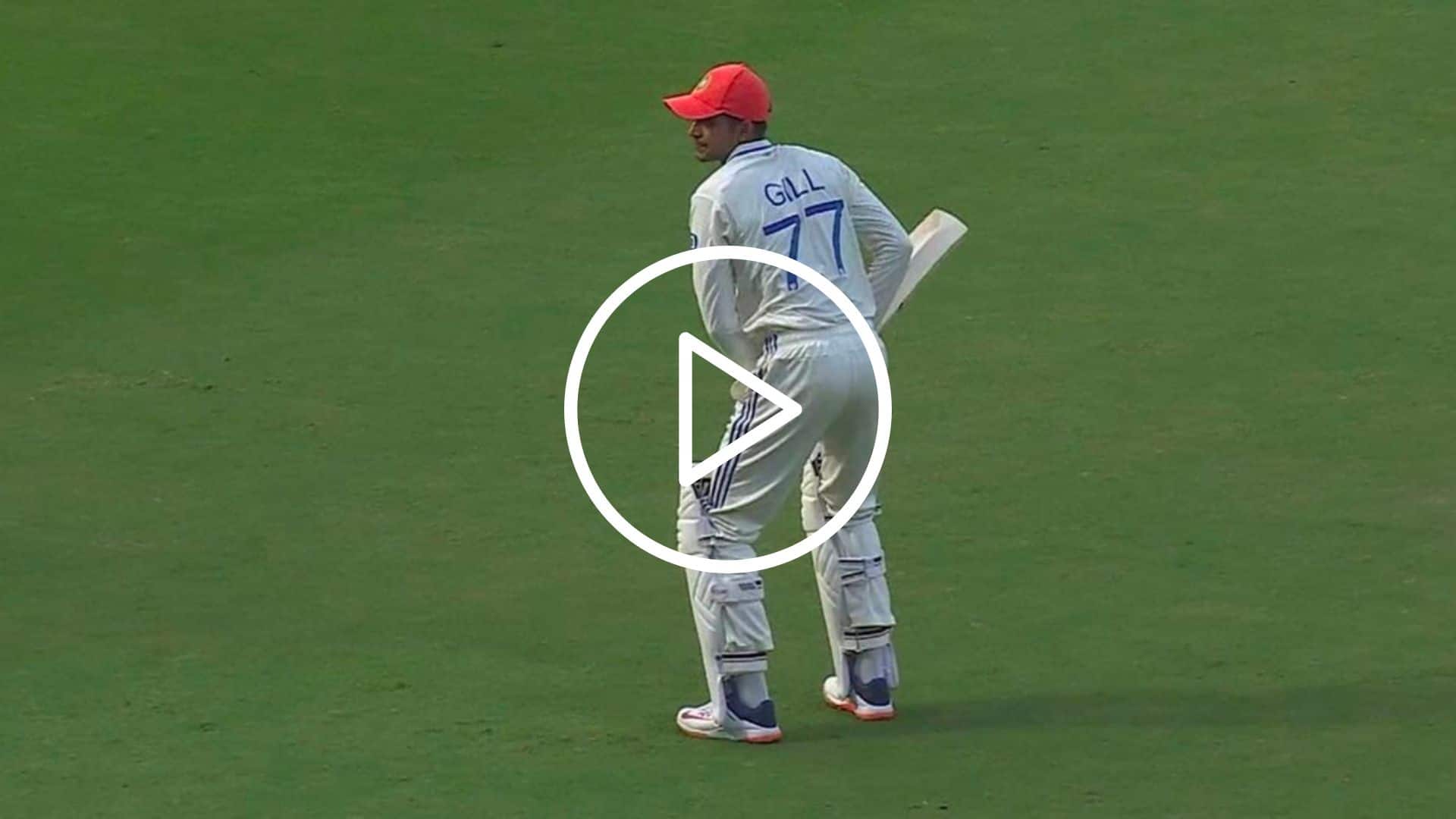[Watch] Shubman Gill Spotted Practicing Right After Stumps On Day 3
